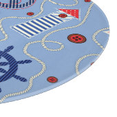 Patchwork-Seeentwurf Schneidebrett (Ecke)