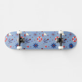 Patchwork-Seeentwurf Skateboard (Horizontal)