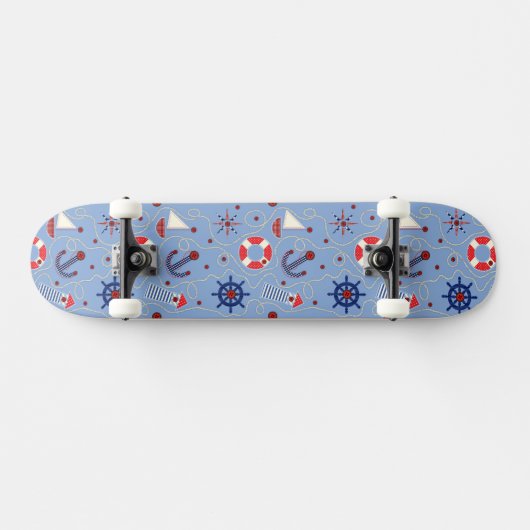 Patchwork-Seeentwurf Skateboard (Horizontal)