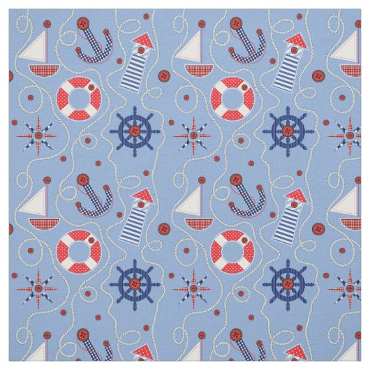 Patchwork-Seeentwurf Stoff (Muster)