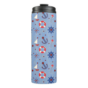 Patchwork-Seeentwurf Thermosbecher