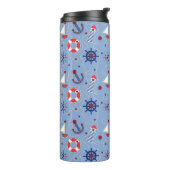 Patchwork-Seeentwurf Thermosbecher (Nach links gedreht)