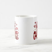 Patchwork "Sei Mein" Valentins Tasse (Mittel)