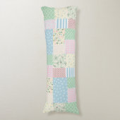 Patchwork Seitenschläferkissen (Vorderseite Vertikal)