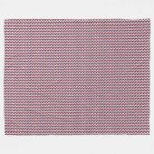 Patchwork Serbien Flaggenmuster Fleecedecke (Vorderseite (Horizontal))