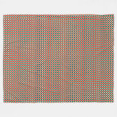 Patchwork Seychelles Flag Muster Fleecedecke (Vorderseite (Horizontal))