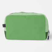Patchwork Shades of Green Travel ToiletryBag Waschbeutel (Vorderseite)
