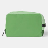 Patchwork Shades of Green Travel ToiletryBag Waschbeutel (Rückseite)