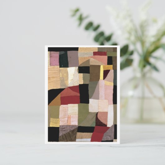 Patchwork (Son's Cradle) | Sonia Delaunay | Postkarte (Stehend Vorderseite)