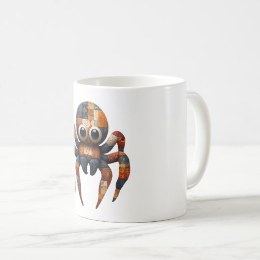 Patchwork Spider Tasse (VorderseiteRechts)