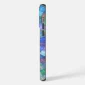 Patchwork Spiral Quilt iPhone Tough Hülle (Linke Seite)