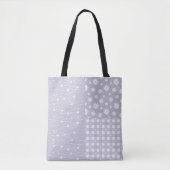 Patchwork Spring Light Lavendel Muster Tote Bag Tasche (Vorderseite)