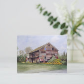 Patchwork-Stall-Postkarte Postkarte (Stehend Vorderseite)