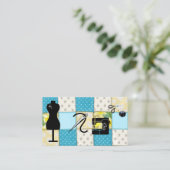 Patchwork Standard, 3,5" x 2,0" Visitenkarte (Stehend Vorderseite)