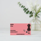 Patchwork Standard, 3,5" x 2,0" Visitenkarte (Stehend Vorderseite)