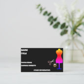 Patchwork Standard, 3,5" x 2,0" Visitenkarte (Stehend Vorderseite)