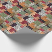 Patchwork-Steppdecke Geschenkpapier (Ecke)