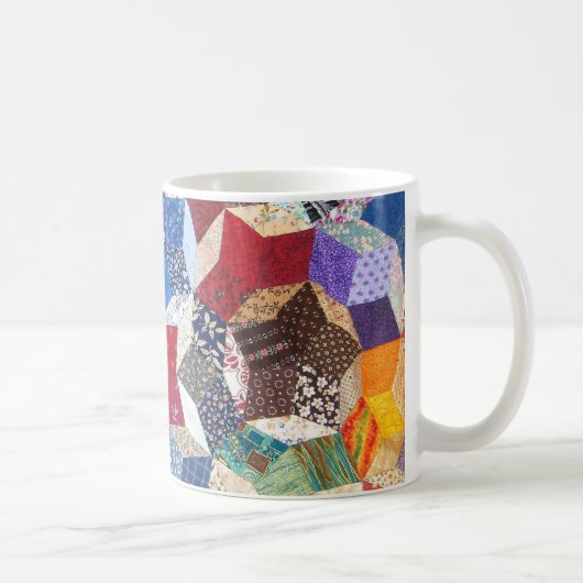 Patchwork-Steppdecke Kaffeetasse (Rechts)