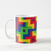 "Patchwork-Steppdecken-" Kaffee-Tasse Kaffeetasse (Links)