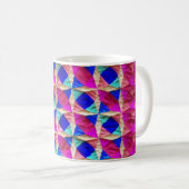 "Patchwork-Steppdecken-" Kaffee-Tasse Kaffeetasse (VorderseiteRechts)