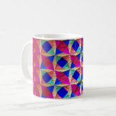 "Patchwork-Steppdecken-" Kaffee-Tasse Kaffeetasse (Vorderseite Links)