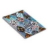 Patchwork-Stil, Aquarellmuster. Notizblock (Rechte Seite)