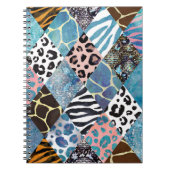 Patchwork-Stil, Aquarellmuster. Notizblock (Vorderseite)