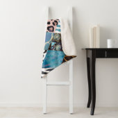 Patchwork-Stil, Aquarellmuster. Sherpadecke (Beispiel)