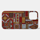 Patchwork-Stil bestickter ethnischer Druck Case-Mate iPhone Hülle (Rückseite (Horizontal))