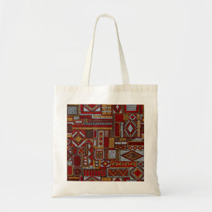 Patchwork-Stil Stickerei Ethnische Drucke Tragetasche