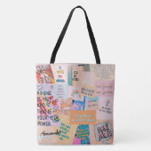 Patchwork-Stil Tote Bag Tasche (Vorderseite)