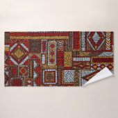 Patchwork Style bestickt Ethnic Print Badehandtuch (Badehandtuch)