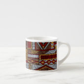Patchwork Style bestickt Ethnic Print Espressotasse (Rechts)