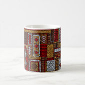 Patchwork Style bestickt Ethnic Print Kaffeetasse (Mittel)