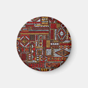 Patchwork Style bestickt Ethnic Print Magnet