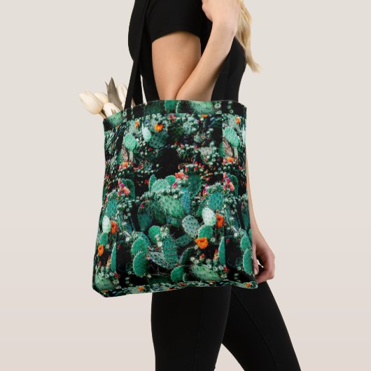 Patchwork Style Cactus Tote Bag Tasche (Von Nahem)