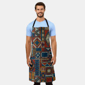 Patchwork Style Stilbestickt Vintag Schürze (Getragen)