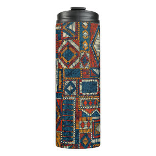 Patchwork Style Stilbestickt Vintag Thermosbecher