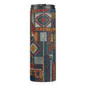 Patchwork Style Stilbestickt Vintag Thermosbecher (Rückseite)