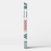 Patchwork Style: Weihnachts-Ziermuster Case-Mate iPhone Hülle (Rückseite / Links)