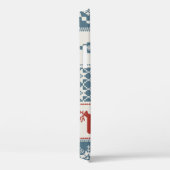 Patchwork Style: Weihnachts-Ziermuster Case-Mate iPhone Hülle (Rückseite / Rechts)