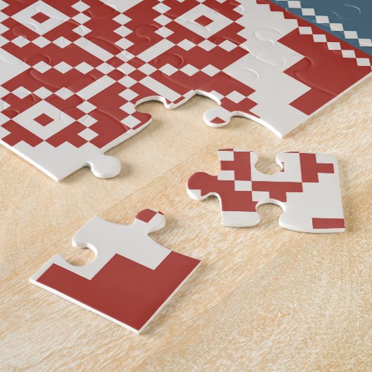 Patchwork Style: Weihnachts-Ziermuster Puzzle (Seite)