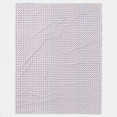 Patchwork Südkorea Flaggenmuster Fleecedecke (Vorderseite)