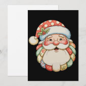 Patchwork Süßer Weihnachtsmann Weihnachten Xmas Re (Vorne/Hinten)