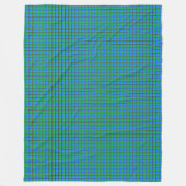 Patchwork Tansania Flag Muster Fleecedecke (Vorderseite)