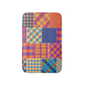 Patchwork Textil: nahtlos Vintages Muster. Badematte (Vorderseite Vertikal)