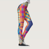 Patchwork-Textil: nahtloses Vintage-Muster. Leggings (Rechts)
