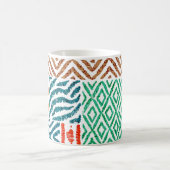 Patchwork Texturen: HandGezeichnet Tierdrucke Kaffeetasse (Mittel)