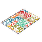 Patchwork Texturen: HandGezeichnet Tierdrucke Notizblock (Linke Seite)