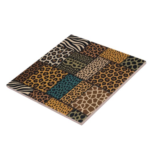 Patchwork-Tierdruck Fliese (Seite)